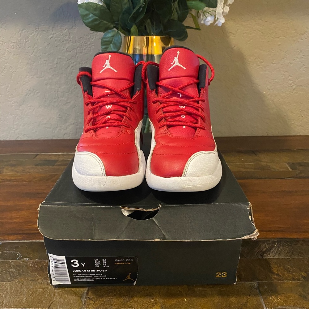 Preschool Jordan Retro 12 “Gym Red”